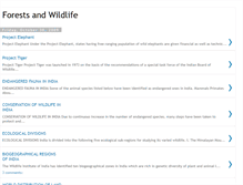 Tablet Screenshot of forests-wildlife.blogspot.com