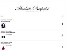 Tablet Screenshot of absolutebespoke.blogspot.com