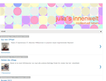 Tablet Screenshot of juliasinnenwelt.blogspot.com