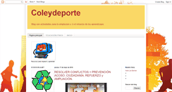 Desktop Screenshot of coleydeporte.blogspot.com