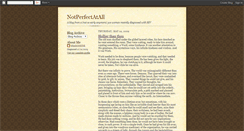 Desktop Screenshot of notperfectatall.blogspot.com