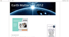 Desktop Screenshot of earthmatter.blogspot.com