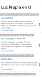 Mobile Screenshot of luzpropiaenti.blogspot.com