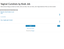 Tablet Screenshot of cum-shot-vaginal.blogspot.com