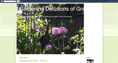 Desktop Screenshot of gardeningdelusionsofgrandeur.blogspot.com