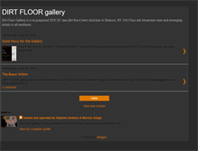 Tablet Screenshot of dirtfloorgallery.blogspot.com