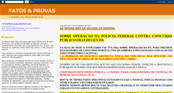 Desktop Screenshot of fatosprovas.blogspot.com