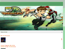 Tablet Screenshot of ben10omniverse.blogspot.com