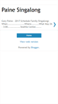 Mobile Screenshot of garypainesingalong.blogspot.com