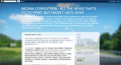 Desktop Screenshot of medinacorruption.blogspot.com