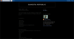 Desktop Screenshot of gangsta-republic.blogspot.com