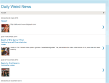 Tablet Screenshot of dailyweird-news.blogspot.com