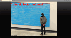 Desktop Screenshot of culturalsocialinformal.blogspot.com