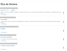 Tablet Screenshot of dicadasemana.blogspot.com