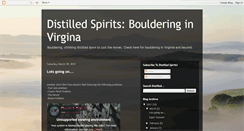 Desktop Screenshot of distilledbouldering.blogspot.com