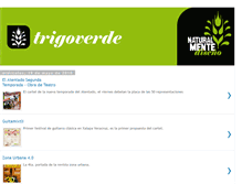 Tablet Screenshot of eltrigoverde.blogspot.com
