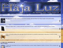 Tablet Screenshot of ministeriohajaluz.blogspot.com
