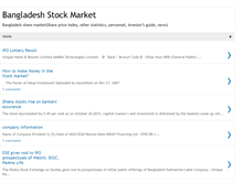 Tablet Screenshot of bdstockmarket24.blogspot.com