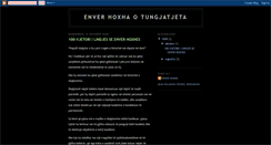 Desktop Screenshot of enver-hoxha.blogspot.com