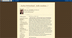 Desktop Screenshot of byebyeswitzerlandhellosunshine.blogspot.com
