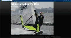 Desktop Screenshot of belgiumspeedsurfing.blogspot.com