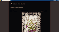 Desktop Screenshot of dovesandtheheart.blogspot.com