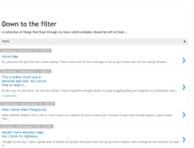 Tablet Screenshot of downtothefilter.blogspot.com