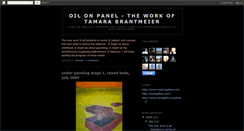 Desktop Screenshot of oil-on-panel.blogspot.com