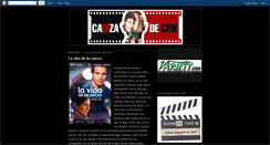 Desktop Screenshot of cabezadecine.blogspot.com
