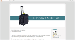 Desktop Screenshot of losviajesdepat.blogspot.com