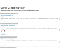 Tablet Screenshot of gadgetgameinspector.blogspot.com