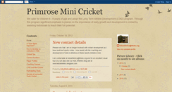 Desktop Screenshot of primcricket.blogspot.com