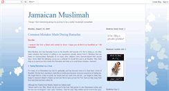 Desktop Screenshot of jamaicanmuslimah.blogspot.com