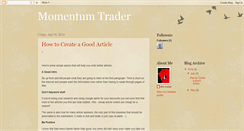 Desktop Screenshot of dcor-trader.blogspot.com