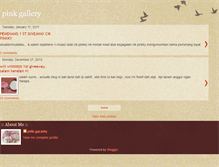 Tablet Screenshot of pinkgallery3.blogspot.com
