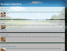 Tablet Screenshot of bucatariavalentinei.blogspot.com