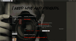 Desktop Screenshot of ineedloveandfriendss.blogspot.com