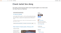 Desktop Screenshot of chaneljacketsewalong.blogspot.com