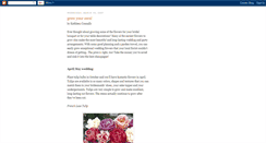 Desktop Screenshot of growflowers.blogspot.com