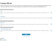 Tablet Screenshot of cerpen80an.blogspot.com