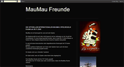 Desktop Screenshot of maumaufreunde.blogspot.com