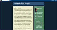Desktop Screenshot of pineridgetrip.blogspot.com
