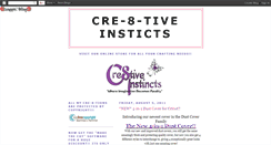 Desktop Screenshot of cre-8-tiveinstincts.blogspot.com