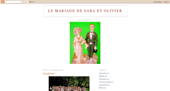 Desktop Screenshot of lemariagedesaraetolivier.blogspot.com