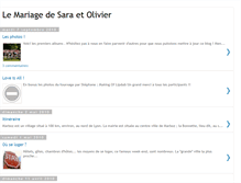 Tablet Screenshot of lemariagedesaraetolivier.blogspot.com