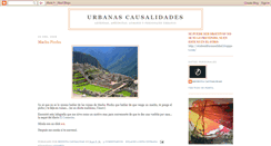 Desktop Screenshot of causalidades-urbanas.blogspot.com