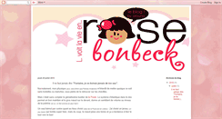 Desktop Screenshot of lvoitlavieenrosebonbeck.blogspot.com