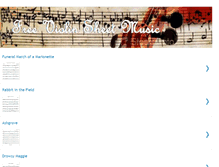 Tablet Screenshot of freeviolinsheetmusic.blogspot.com