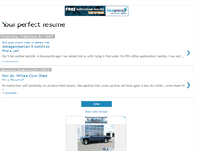 Tablet Screenshot of perfect-resume.blogspot.com