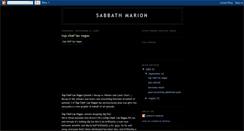 Desktop Screenshot of marionsabbathar.blogspot.com